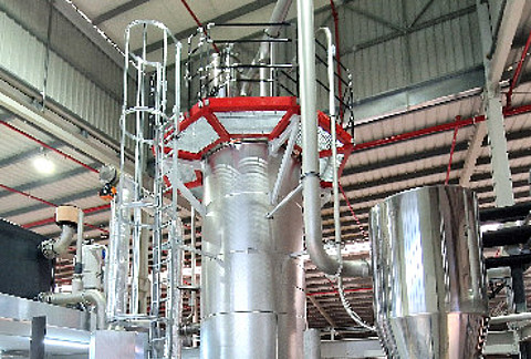 Starlinger Pellet Conditioning Unit (PCU) for odor reduction